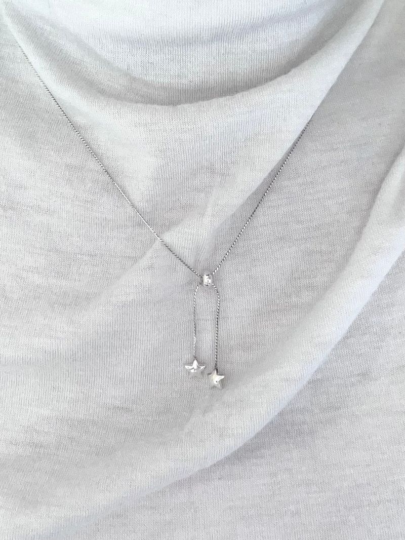 Twin Star Necklace