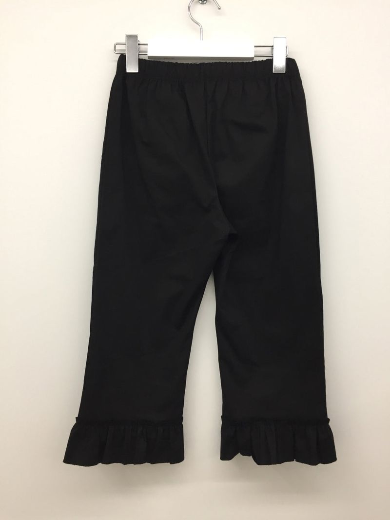 Frilled hem capri pants (1color)