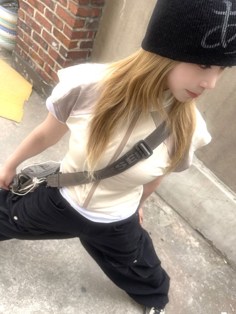 heenytsuki（ヒニツキ）の「Cooling High-Neck Cap Sleeve Vest（Tops）」