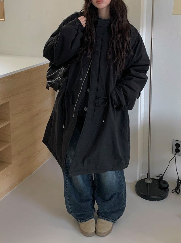 Act Long Padding Bomber Jacket