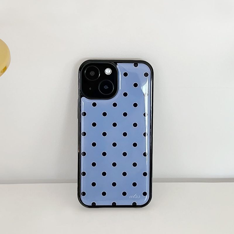 dot epoxy bumper case(cornflower blue)