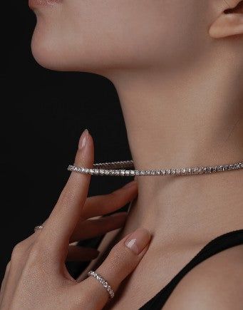 Brilliant Tennis Necklace