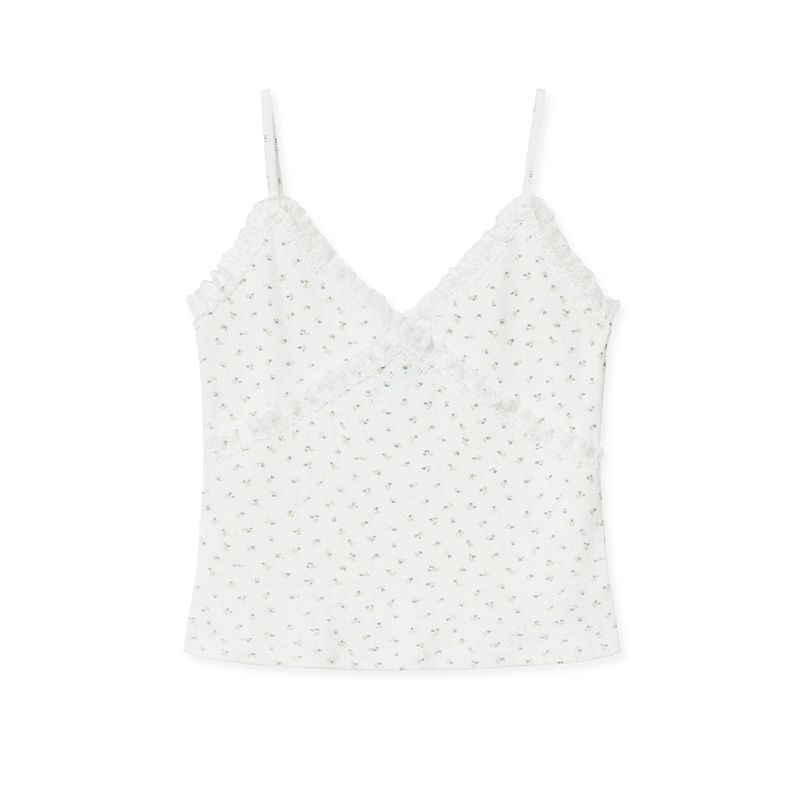 MIDNIGHT MOVE（ミッドナイトムーブ）の「fl lace top (white)（Tops）」