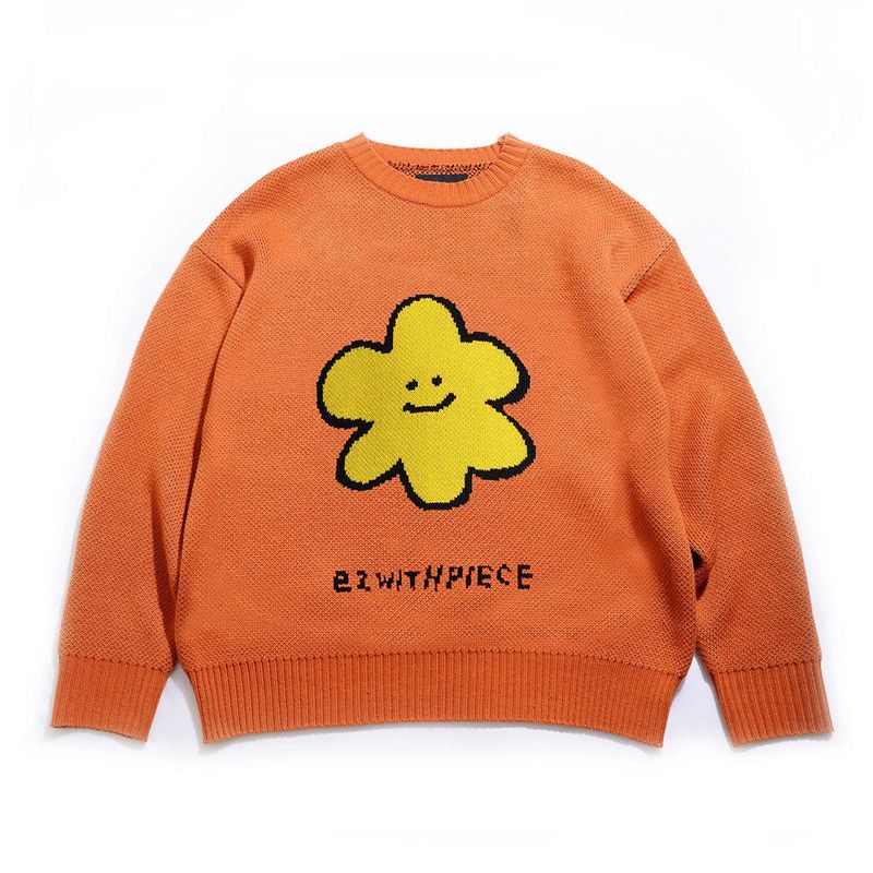[EZwithPIECE] DAISY OV KNIT SWEATER (4COLORS)