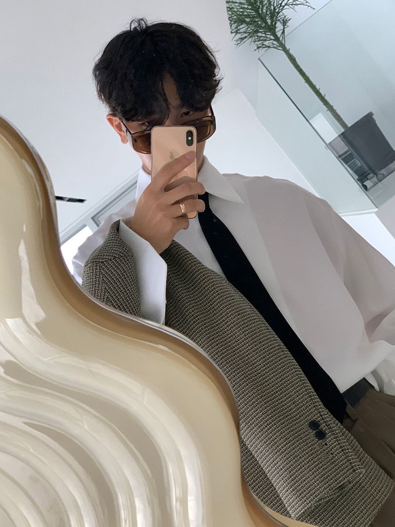ASCLO Single Tweed Blazer (2color)