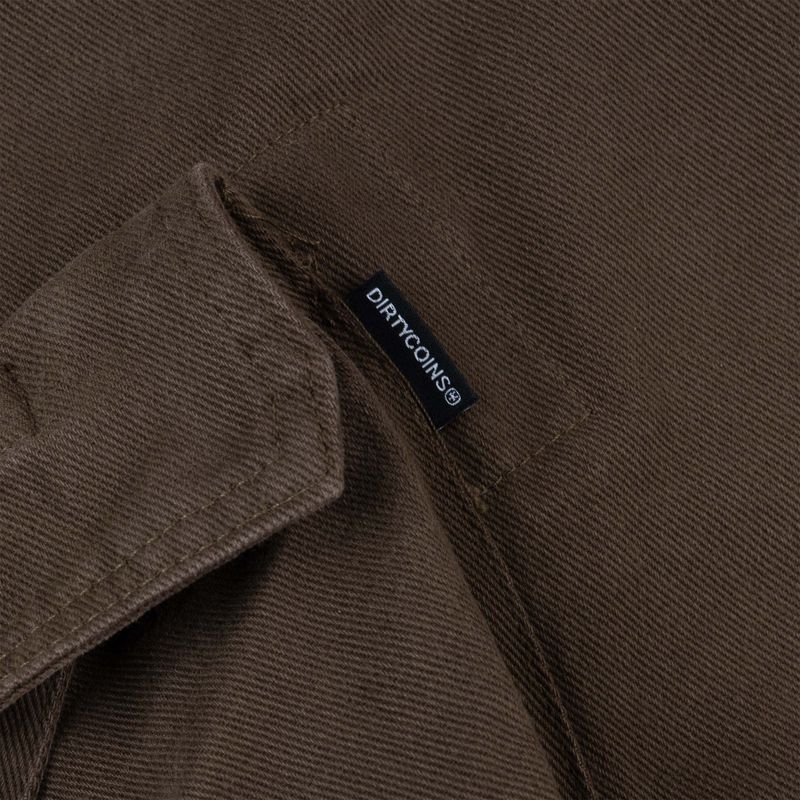 DirtyCoins Big Pounch Cargo Pants - Brown