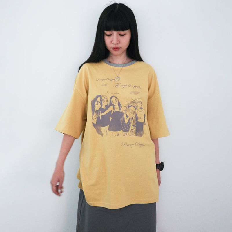 Breeze Overfit T-shirt [Mustard]