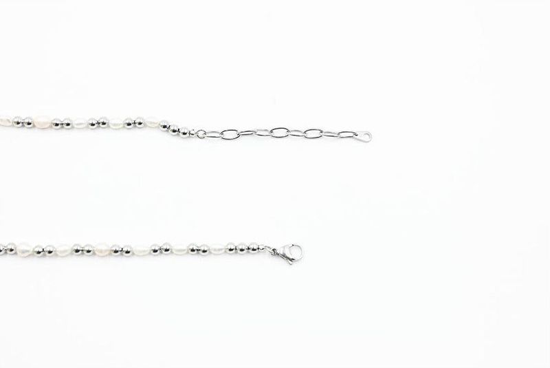 No.0707 P&S mix necklace