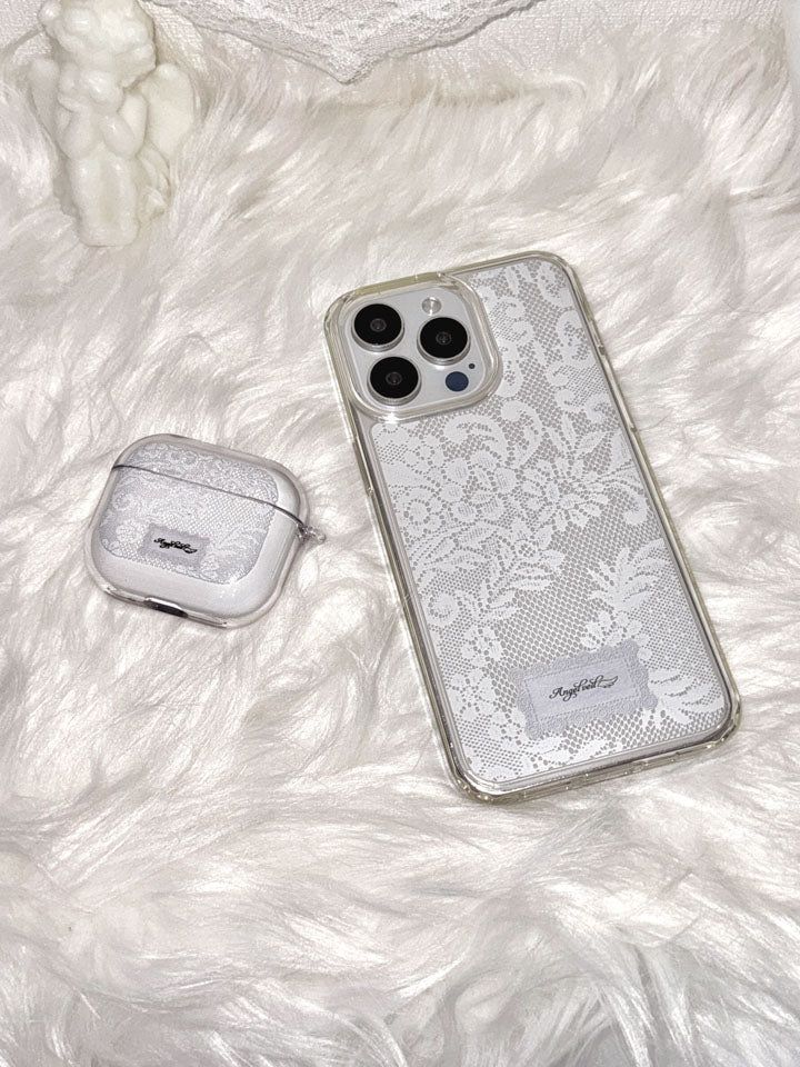 Angel Veil Lace AirPods Case