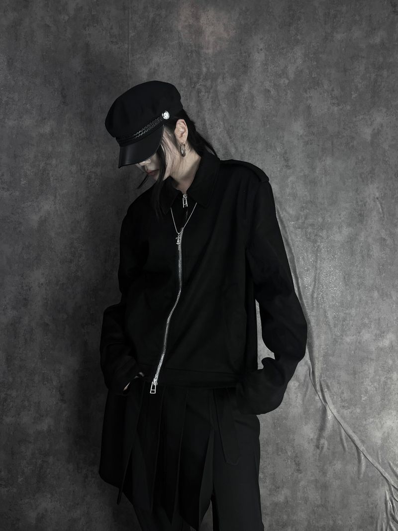 ash suede shoulder jacket (2color)