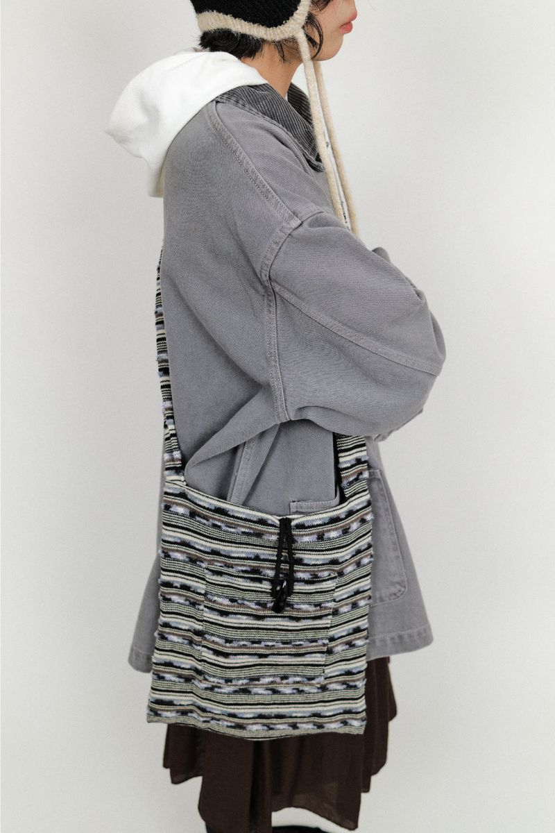 Toggle Bar Knit Crossbody Bag (2color)