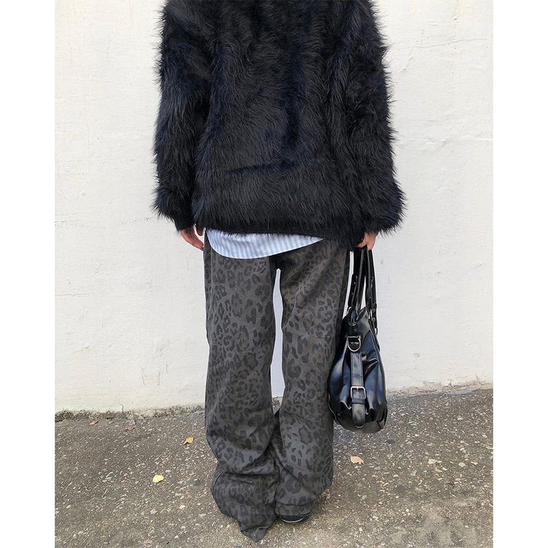 Dark Leopard Pants