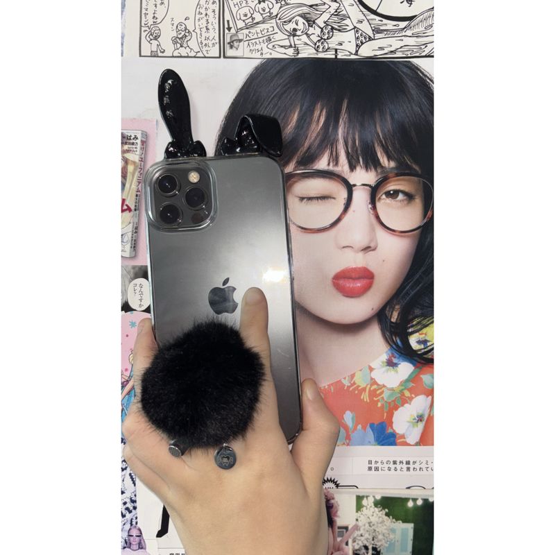 Naughty Bunny Case (black)