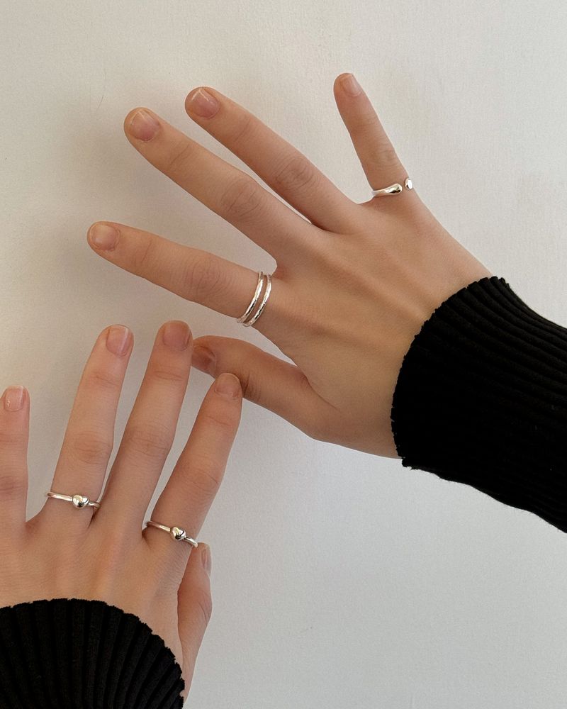 Promise ring (silver) *1PCS