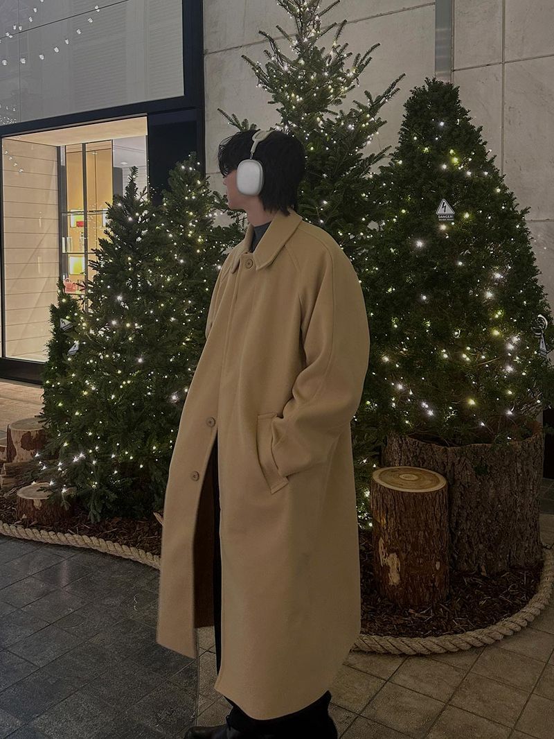 ASCLO（エジュクロ）の「ASCLO Benia Raglan Long Coat (3color)（Jackets/Outerwear）」