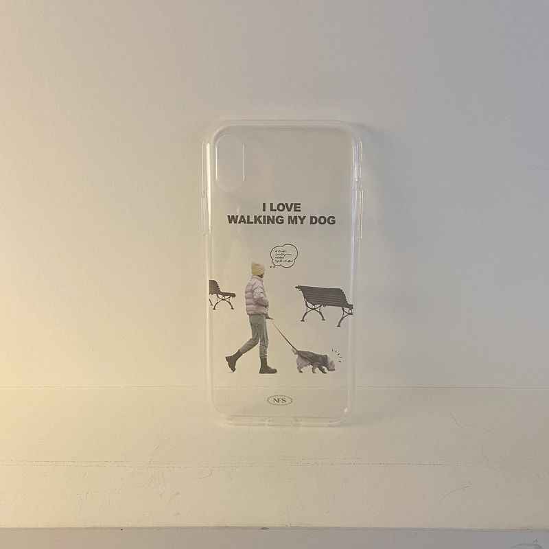 Walking dog jelly case