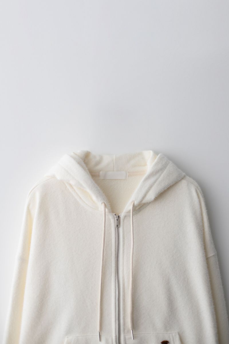 Snow Hood Zip-up (Ivory)