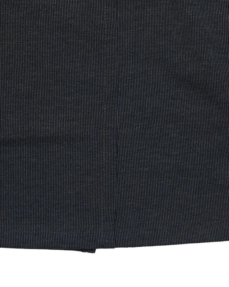 RAW EDGE LONG SKIRT (BLACK) WOMENS