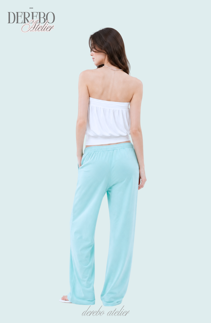 Lounge Lettering Mint Long Pants (TOP)