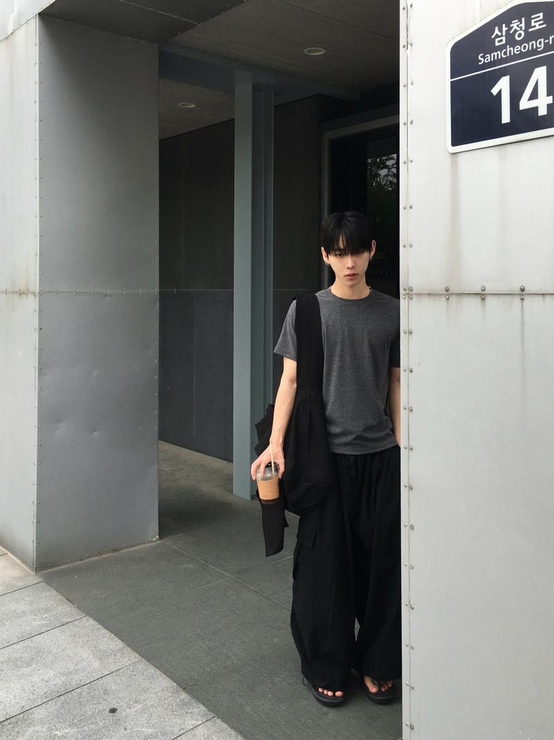 Tobe Linen Cargo Wide Pants 3C