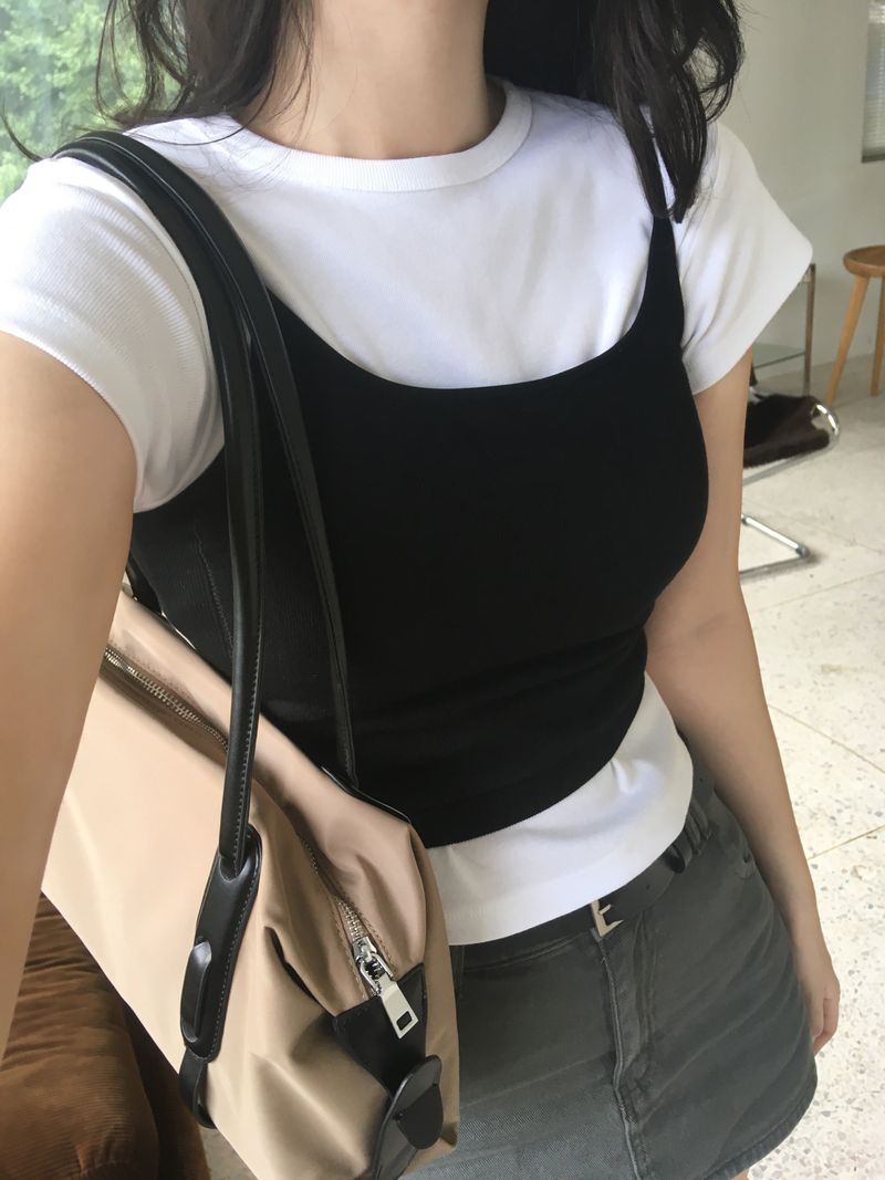 Crop Cap Tank Top