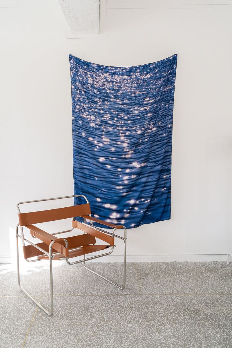hosu satin fabric poster