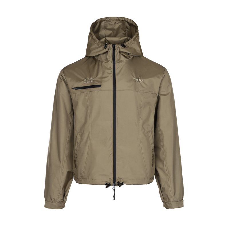 SYMBOL EMBROIDERY WINDBREAKER [BEIGE]