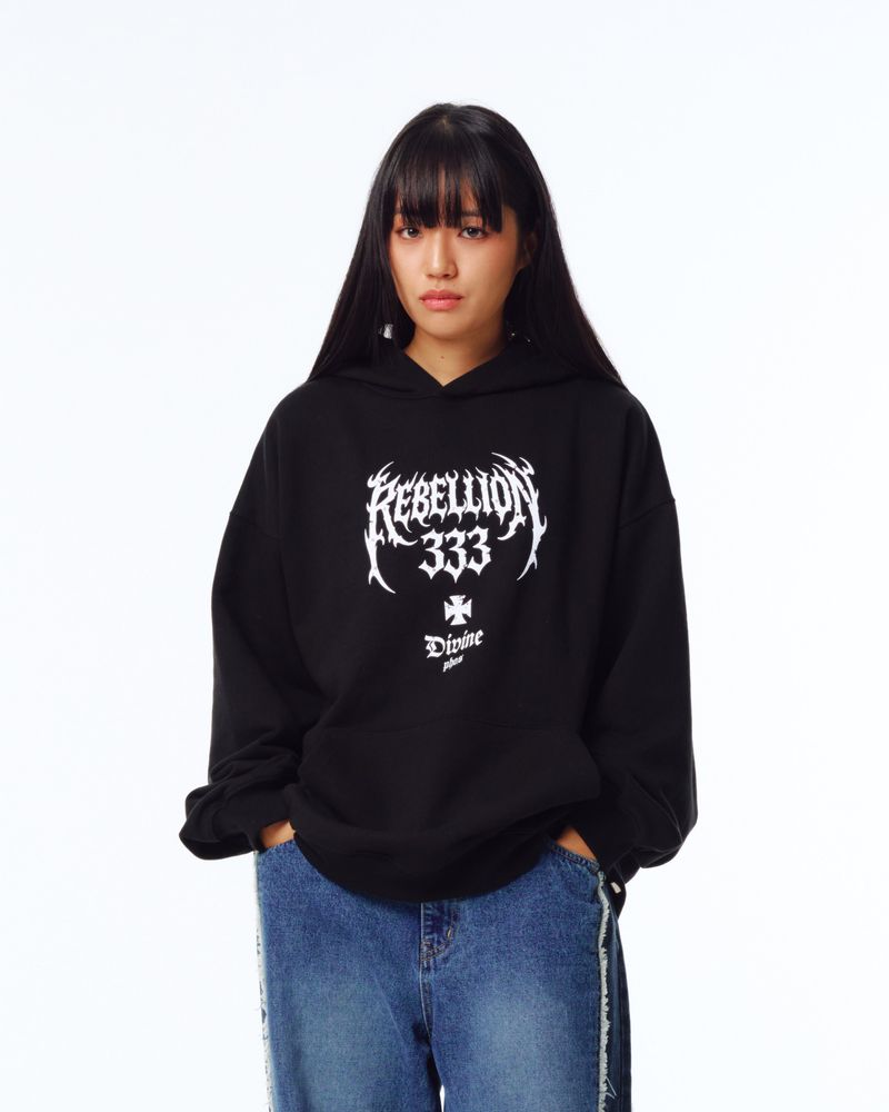 Rebellion 333 Hoodie/Black