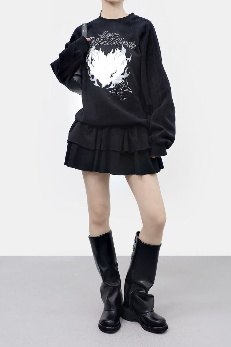 NONCODE（ノンコード）の「Luluan Track Fleece Cancan One Piece（Dresses）」