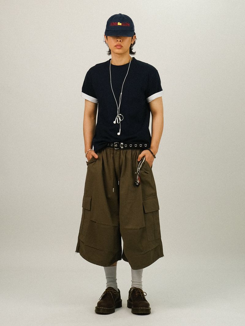 HA Roll-up Layered Muscle Fit 1/2 T
