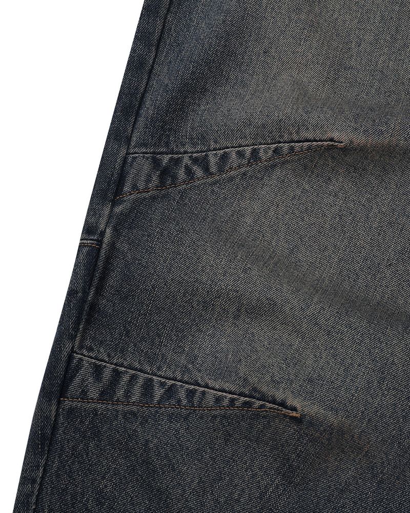 Nova Curved Panel Denim Pants
