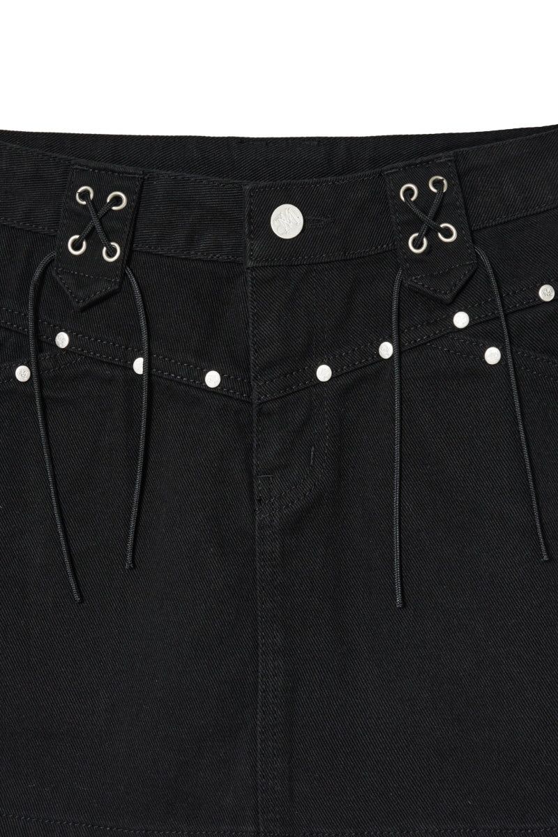 belt skirt (black)