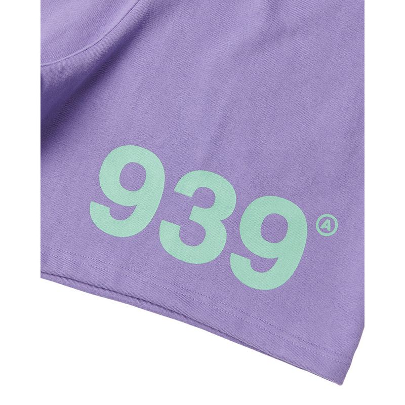 939 LOGO SWEAT SHORTS (LAVENDER)