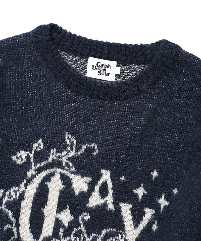 IVY BRUSHED KNIT SWEATER NAVY(CV2EFUK602A)