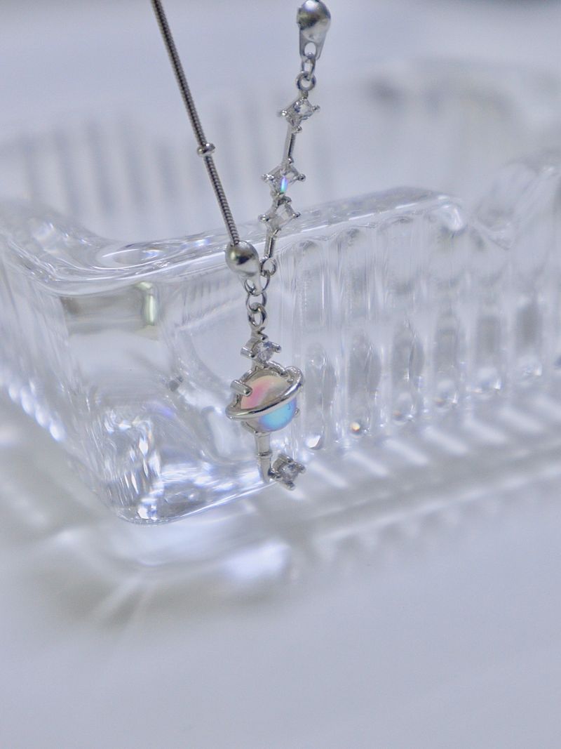 aurora planet necklace