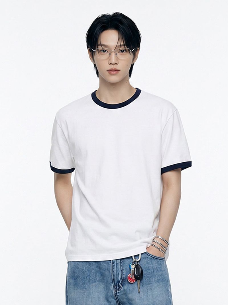 standard overfit ringer t-shirt (3color)