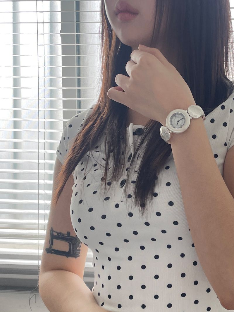 Brushed Circle Texture Watch