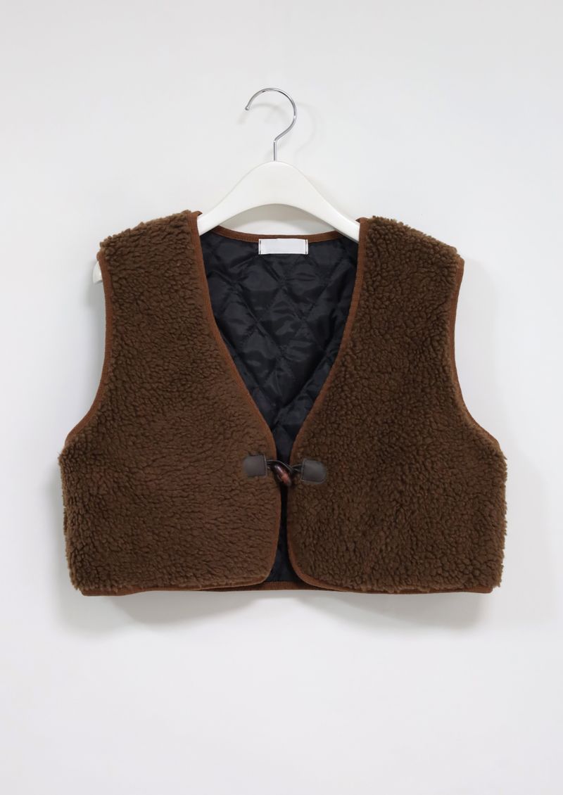 Bubbly Fur vest(4colors)