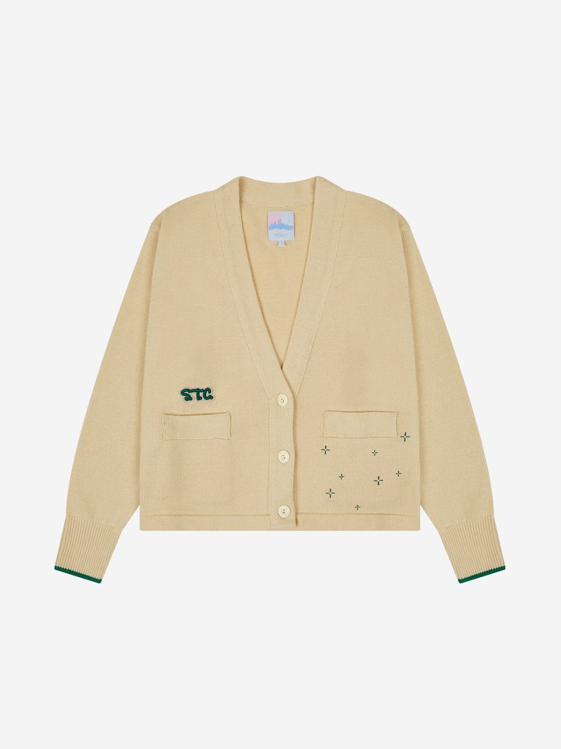 safarispot（サファリスポット）の「S.T.C. ライティングカーディガン (YELLOW)（トップス）」