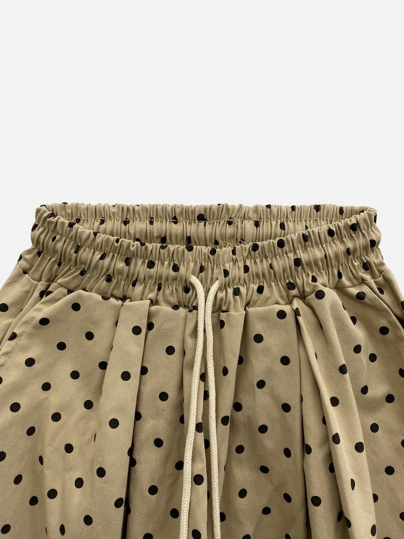 Polka Dot Wide Balloon Pants (2c)