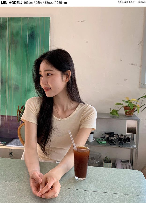 Simple & Basic Short Sleeve T-Shirt (9color)