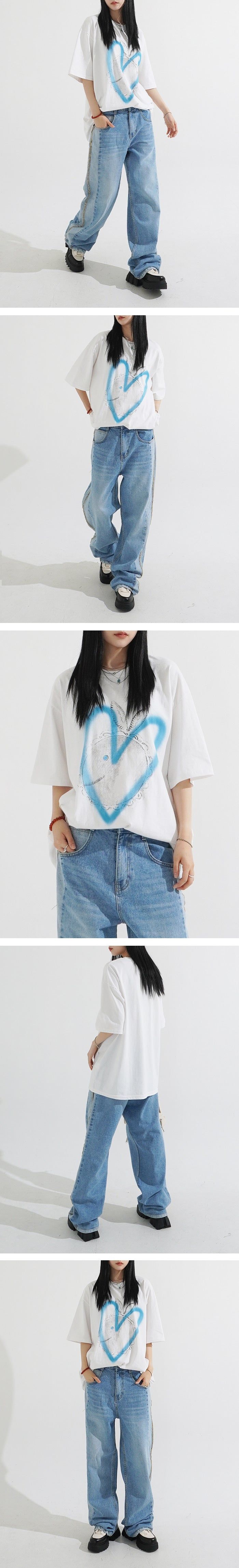Rabbit Spray Over-Fit T-shirt