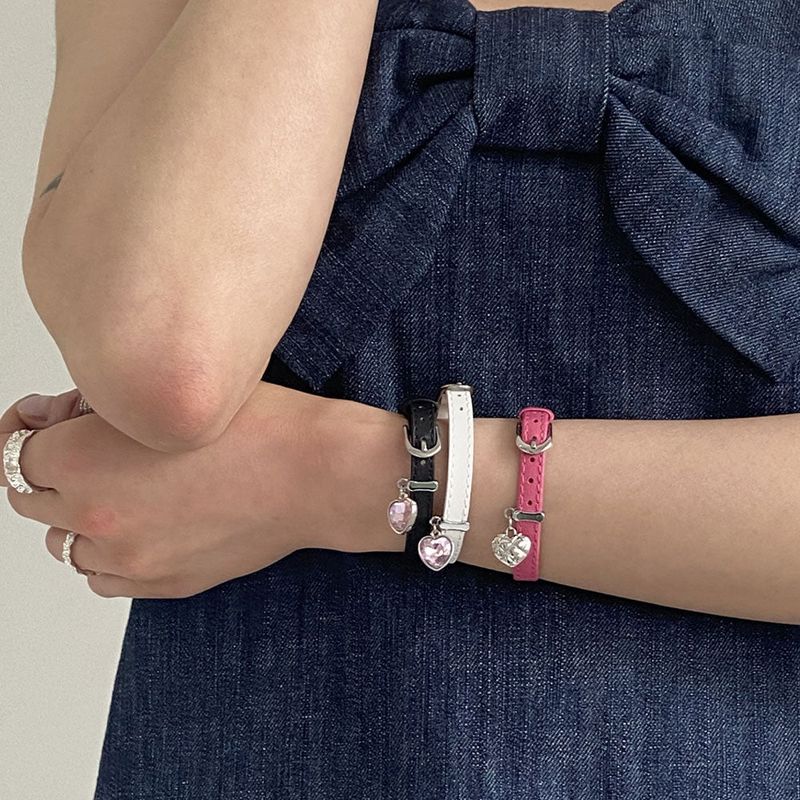 Leather Charm Bracelet