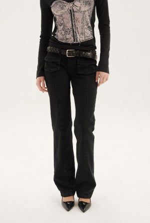 Alma black jeans