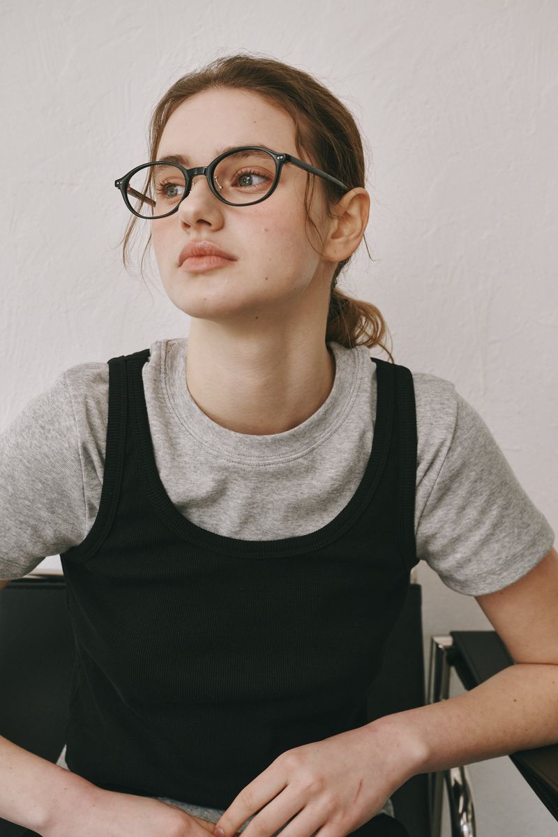Round sleeveless (Grey)