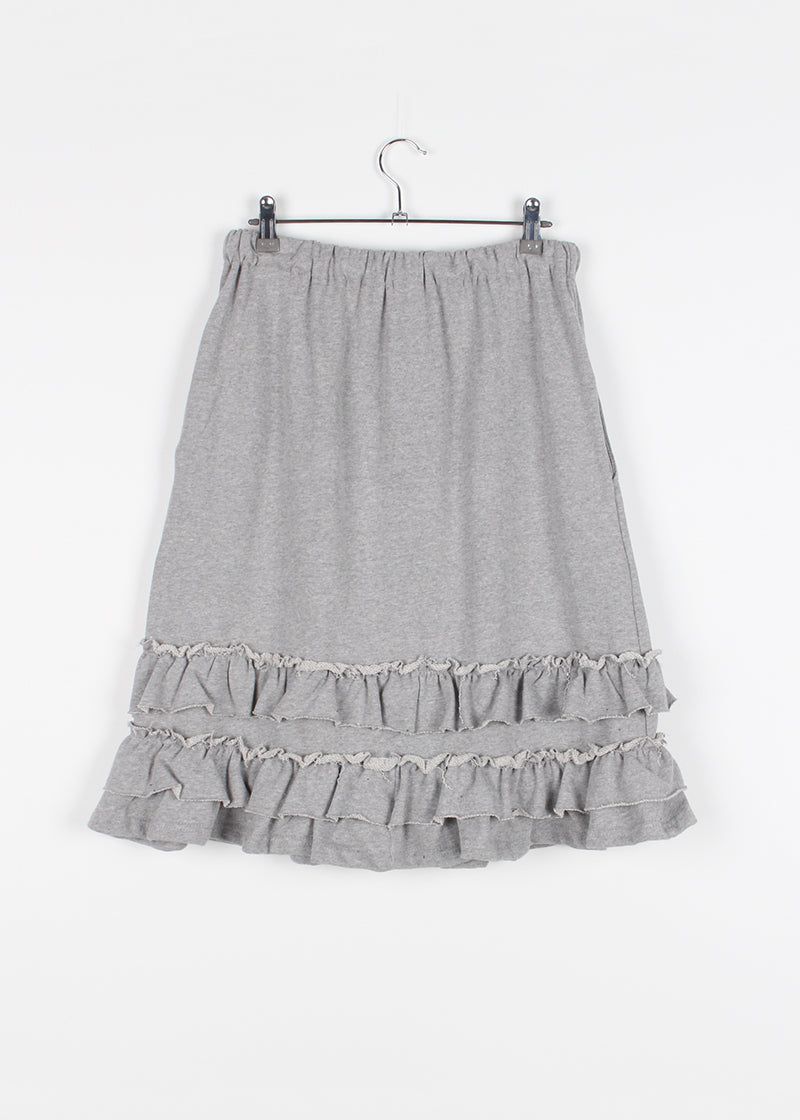 FRILL MIDI SKIRT