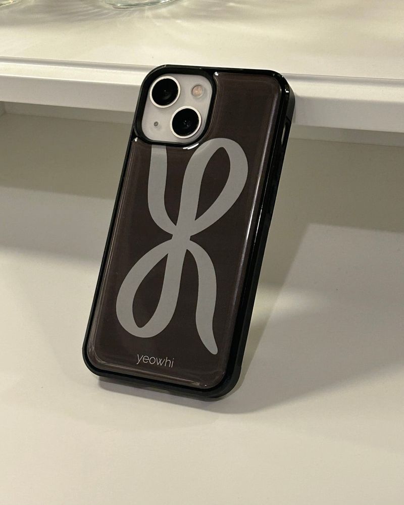 [MADE] yeowhi logo epoxy bumper case_reddish brown