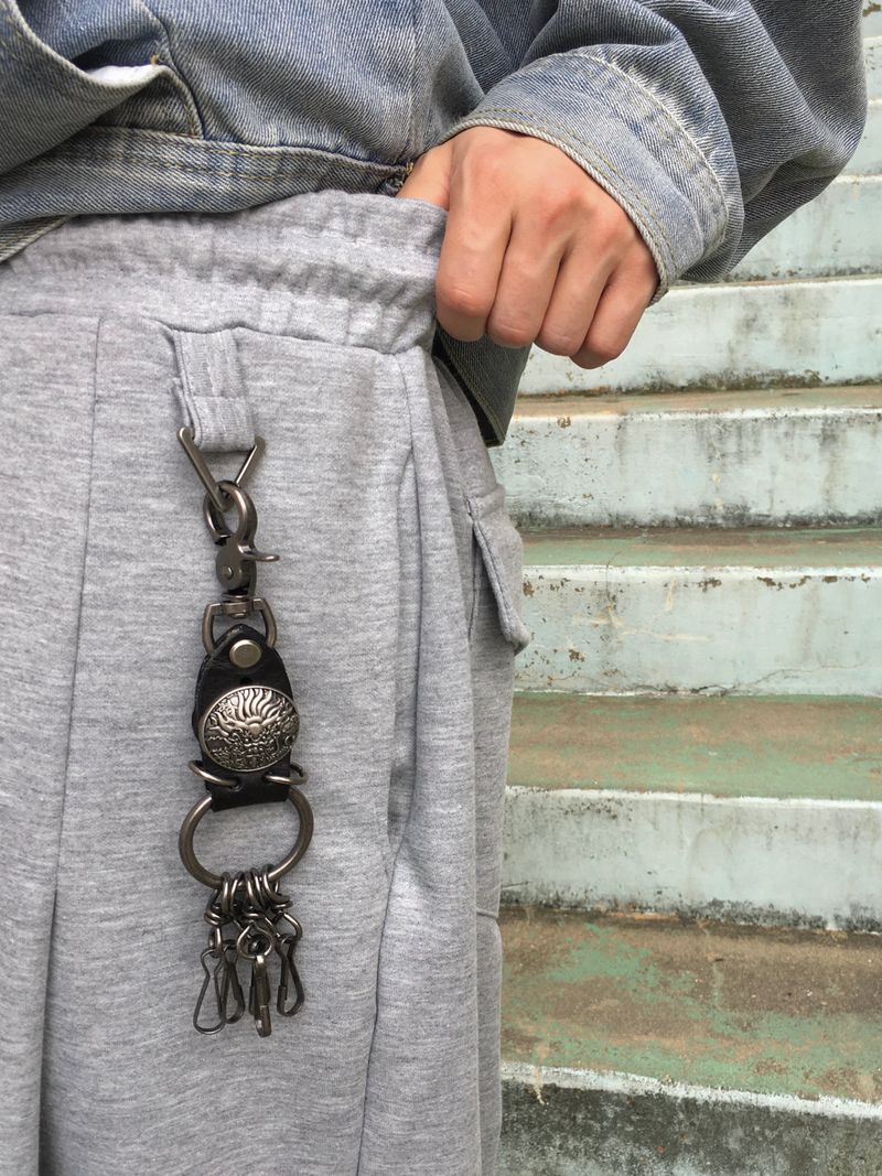 Nod Keyring Pintuck Wide Sweatpants 5C