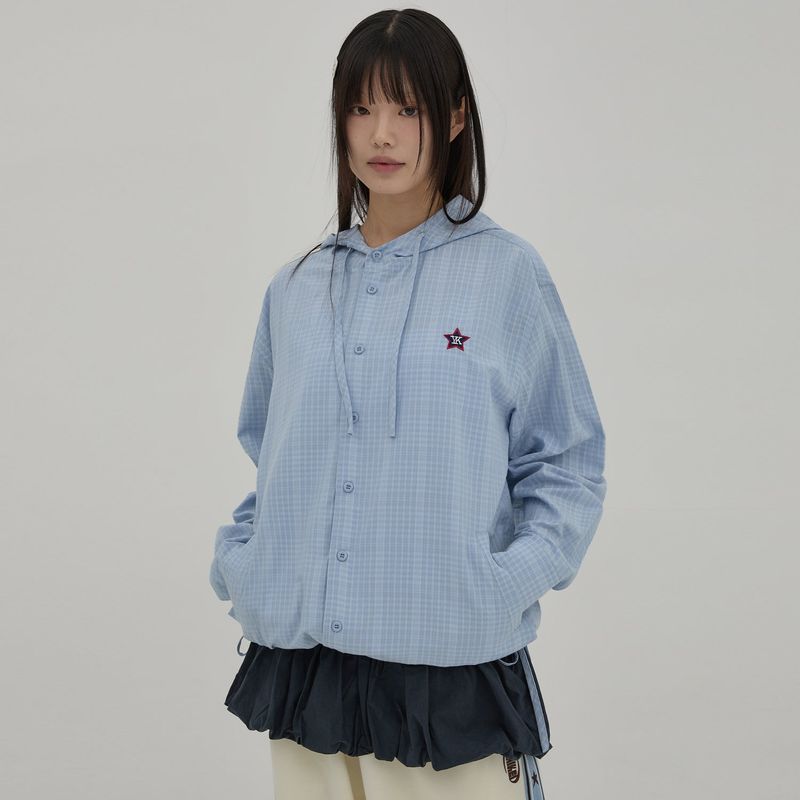 YK Check Hood Shirt