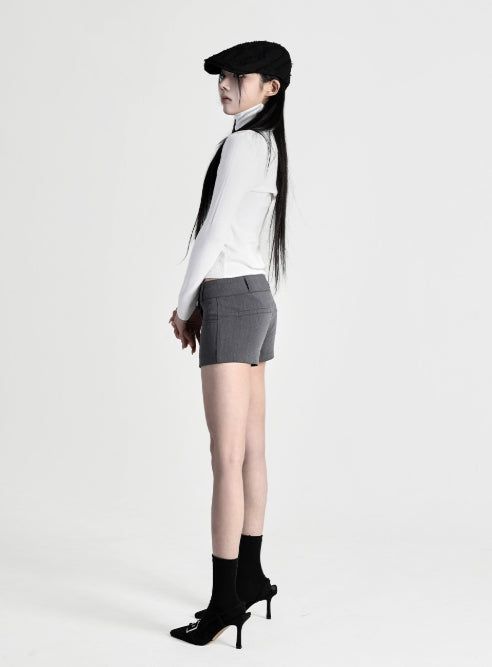 Basic mohair turtle knit